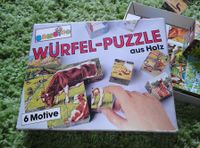 Puzzle Würfel Holz-Spielzeug Kleinkind Kind Motorik - Vintage Rheinland-Pfalz - Kettig Vorschau
