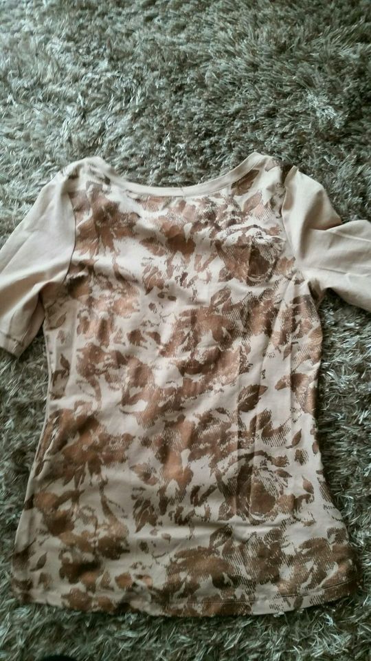 T-Shirt Bluse von Zero Rosegold Gr. 34 Wie neu in Centrum