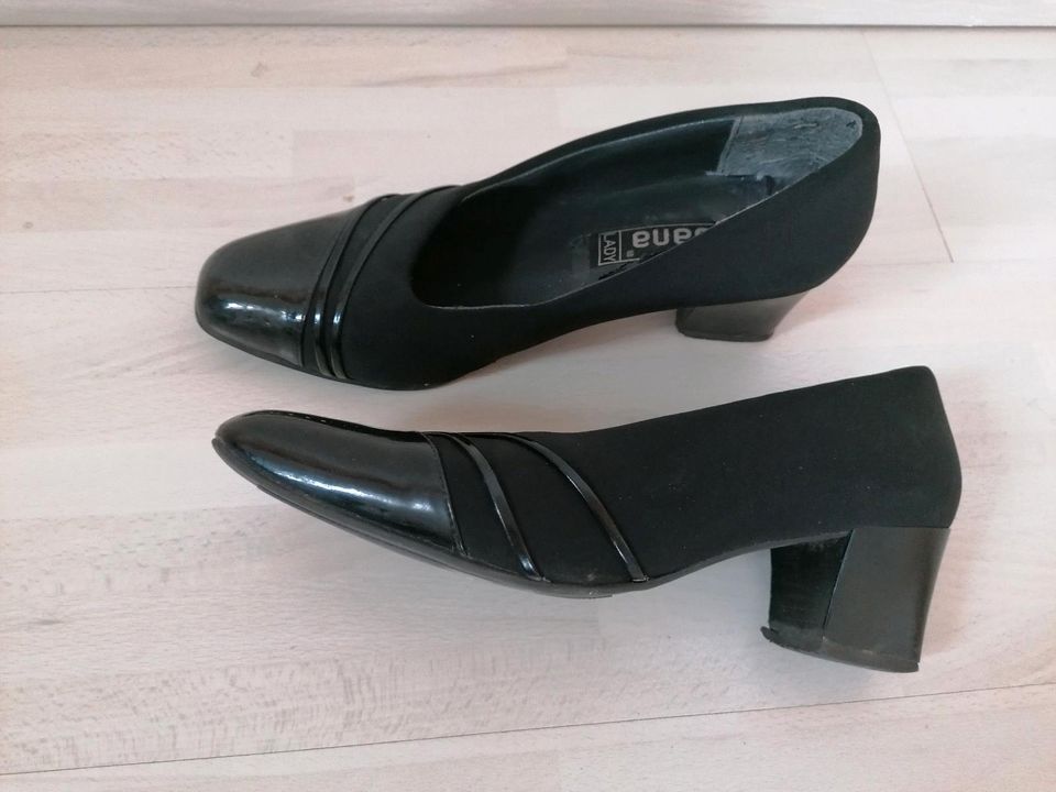 Pumps Absatzschuhe 39 Echtleder weiß schwarz braun in Erfurt