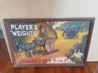 Players Weights Cigarettes Holz Relief Bild Zigaretten Advertisem Bayern - Baiersdorf Vorschau