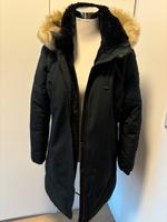 S.OLIVER Damen Wintermantel schwarz pelz M 38/40 Bayern - Genderkingen Vorschau