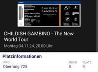 Childish Gambino Ticket Köln Sitzplatz Oberrang 04.11.2024 Nordrhein-Westfalen - Krefeld Vorschau