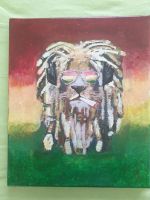 Selbst gemalte Acryl Gemälde "Jamaika Löwe " Baden-Württemberg - Sulz Vorschau