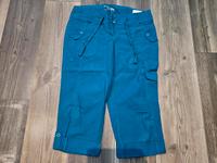 Street one Gr. 36 kurze Hose Olivia petrol/türkis/blaugrün Niedersachsen - Apen Vorschau
