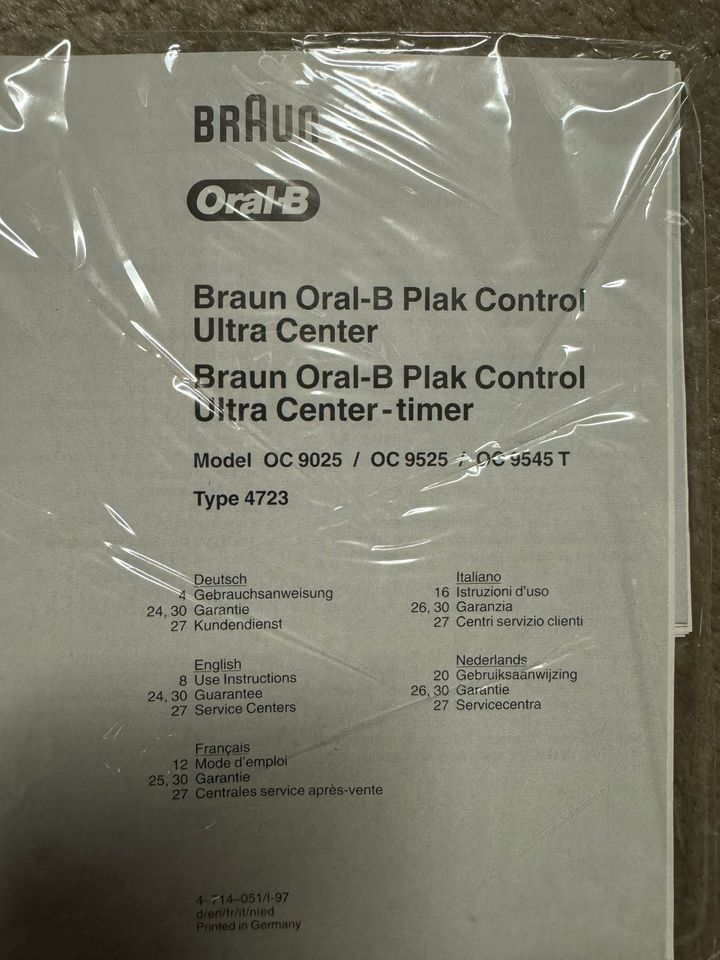 Braun Oral-B 4723 PlakControl Ultra Center elektrische Zahnbürste in Bohmte