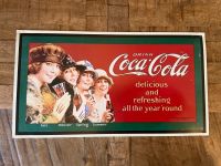 Coca Cola Werbeschild (Yeat round) Metall 24 x 44 cm Brandenburg - Altlandsberg Vorschau