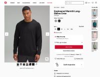 Engineered Warmth Long-Sleeve Crew Lululemon München - Allach-Untermenzing Vorschau