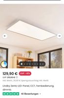 Lindby Zento LED-Panel Deckenlampe 120x60 cm neu Niedersachsen - Göttingen Vorschau