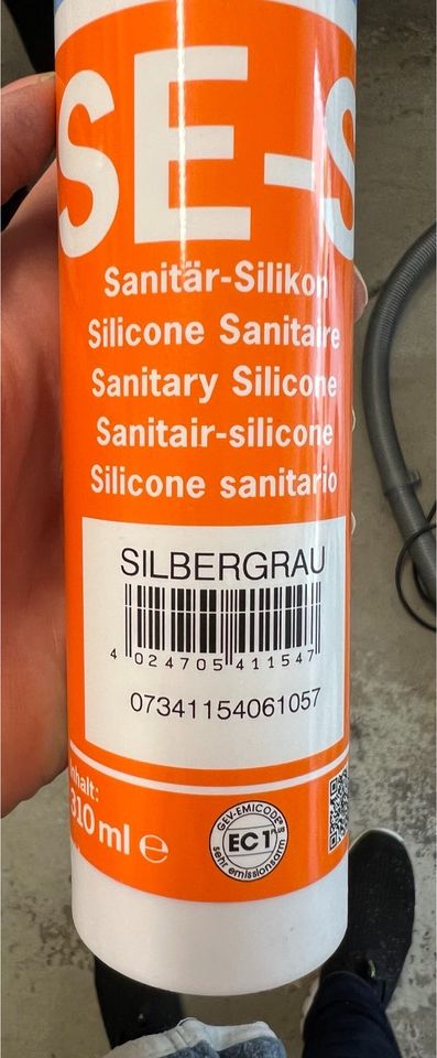 Sanitär-Silikon, silbergrau, neu in Rheinfelden (Baden)