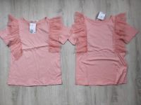 2 T-shirts rosa tüll Rüsche Gr 134 140 neu Dortmund - Innenstadt-Nord Vorschau