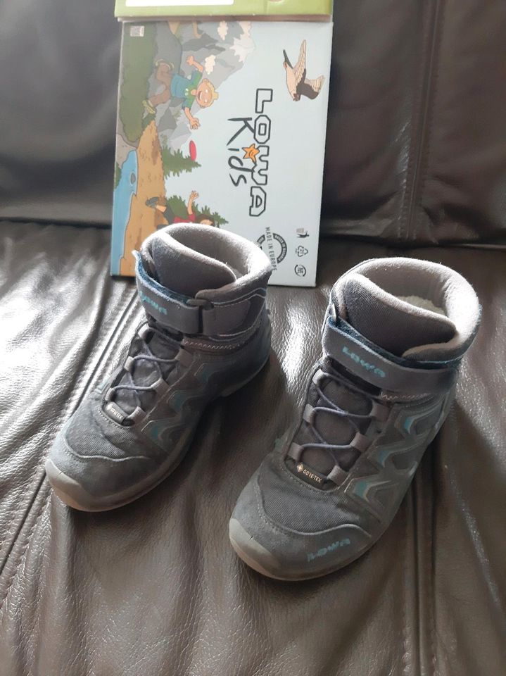 TOP Gr. 30 Lowa Kinderstiefel MADDOX WARM GTX Stahlbau Lammfell in Prichsenstadt