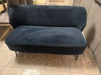 Designer Couch Zweisitzer Royalblau West - Zeilsheim Vorschau