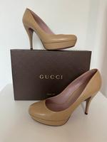 Gucci Pumps Charlotte Nappa Leder Creme Gr 38 wie neu Eimsbüttel - Hamburg Stellingen Vorschau
