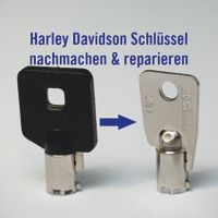 Harley Davidson Schlüssel fräsen, nachmachen bzw. kopieren Bayern - Bayreuth Vorschau