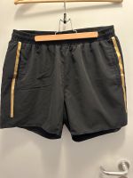 Schwarze Badeshorts mit goldenem BOSS Aufdruck XXL Nordrhein-Westfalen - Hilden Vorschau