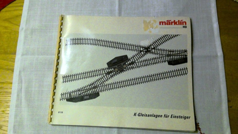 MÄRKLIN Gleispläne Gleisplanheft 1990 H0 K-Gleisanlagen 0720 Kuns in Thierhaupten