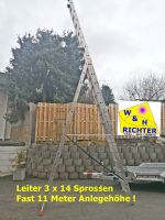 ⭐Große Leiter Mieten ⭐ , 3 x14 Sprossen Mieten , Max. 10,25 Meter Hessen - Wetzlar Vorschau