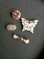 Brosche Anstecker Anstecknadel  Schmetterling Trachtenschmuck Bayern - Waldershof Vorschau