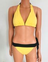 Sexy Triangel Bikini zum Binden gelb schwarz (34 - 36) - Neu Bonn - Beuel Vorschau