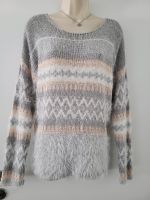 Bunter Pullover, Pulli, Flauschig, Muster, Herbst / Winter Bayern - Elsenfeld Vorschau