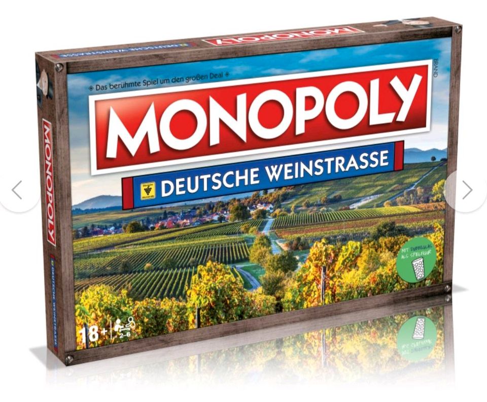 Monopoly deutsche Weinstrasse. Neu OVP in Kindenheim