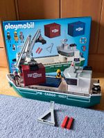 Playmobil 5253 Frachtschiff mit Verladekran, neuwertig Niedersachsen - Himmelpforten Vorschau