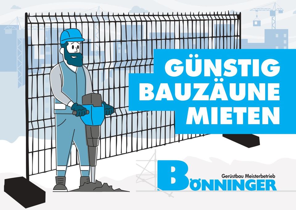 Bauzaun / Bauzäune zu vermieten (Verleih) in Dortmund