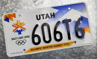 Kennzeichen USA Gebraucht Blech Utah Olympia Winterspiele Buchholz-Kleefeld - Hannover Groß Buchholz Vorschau