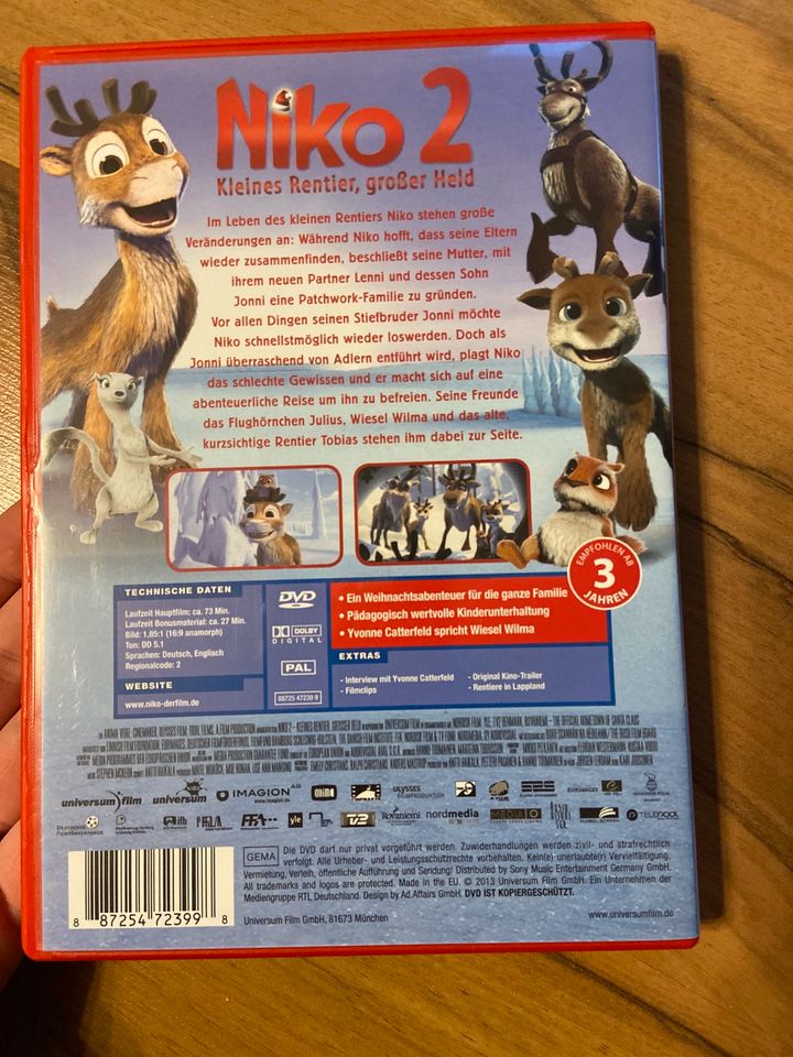 DVD Film Niko 2 Kleines Rentier Großer Held in Ulm