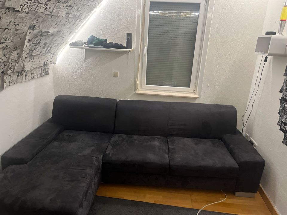 Schwarzer Couch in Murrhardt