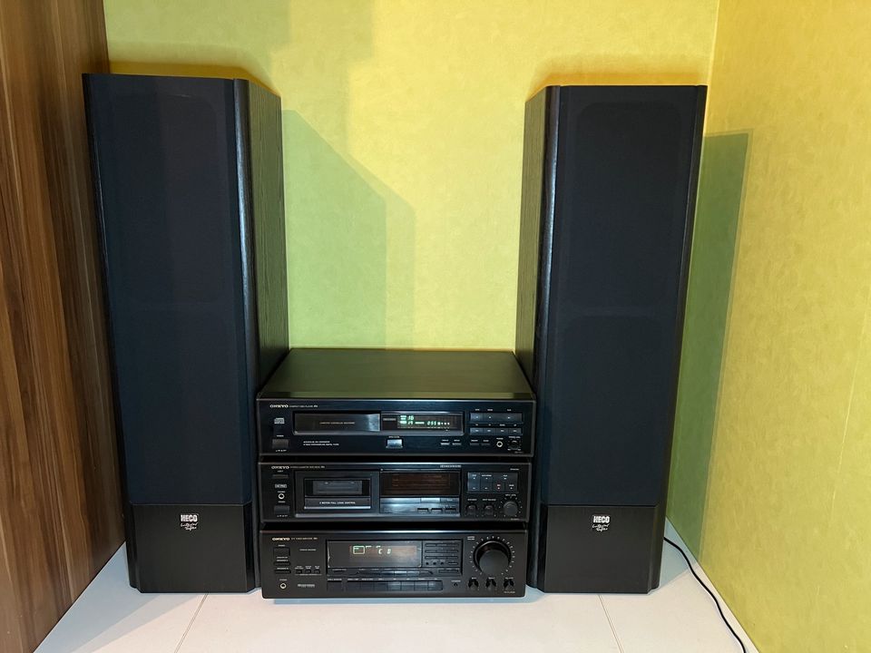 Stereoanlage ONKYO TX-SV9030 CD Kassette & 2x HECO Reflex 35MK2 in Bocholt