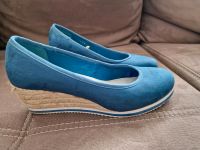 Pumps Keilabsatz Graceland Gr. 38 blau Sachsen-Anhalt - Magdeburg Vorschau