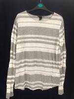 Leichtes Langarmshirt von H&M – Gr. L – mit Strukturstreifen Gra Bayern - Lindenberg im Allgäu Vorschau