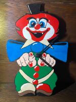 Halloween Clown Uhr Holz  Wanduhr Vintage Hessen - Riedstadt Vorschau