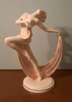 Antike Art Deco Porzellanfigur Tänzerin Katzhütte Hertwig Kiel - Schilksee Vorschau