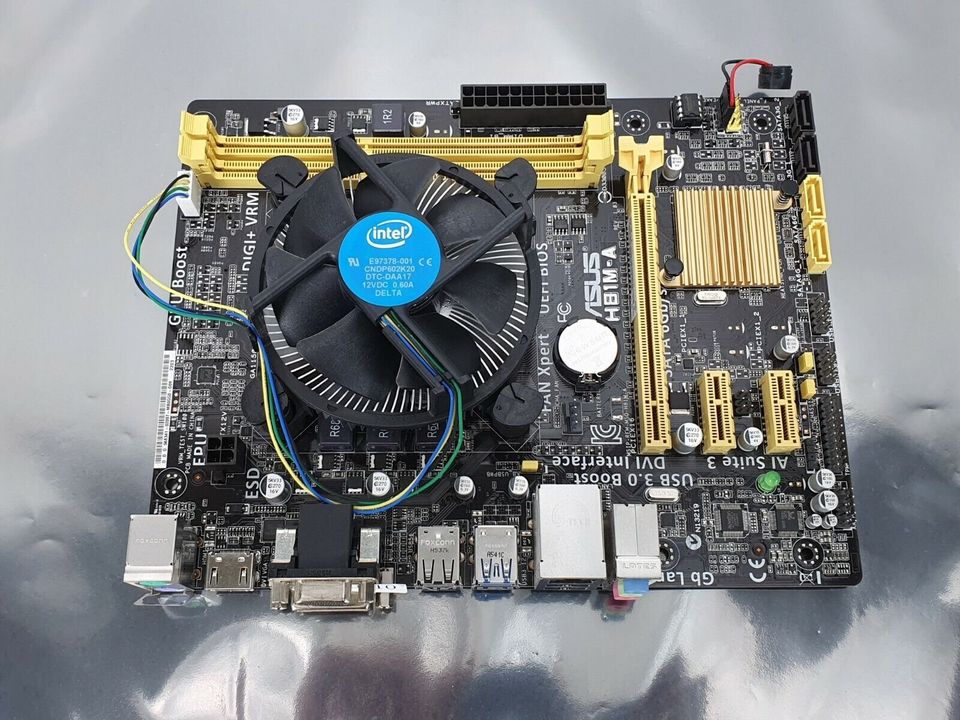 ASUS H81M-A R1.03 PCI-E 2 Mainboard Micro-ATX Sockel 1150 CPU Küh in Fellbach