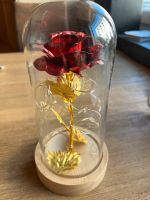 Rose im Glas mit LED Licht Hessen - Wölfersheim Vorschau