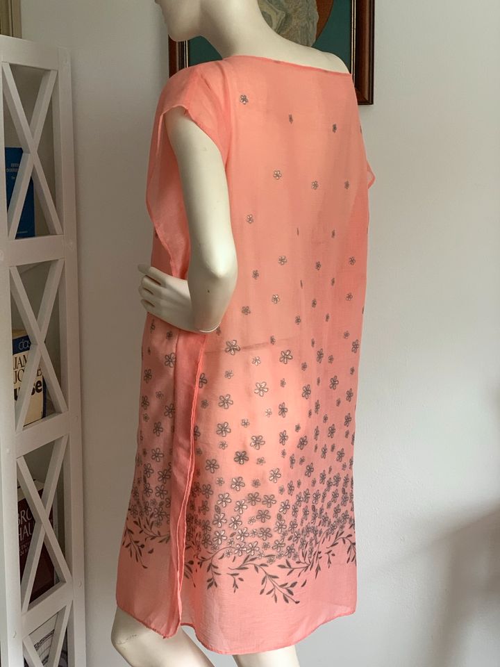 Designer Strandkleid/Tunika,Gr.38/M,Koralle/transparent,neuwertig in München