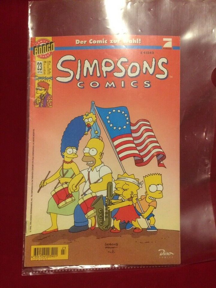 Simpsons Comics Nr. 23 Dino Verlag Bart Homer Bongo 1998 in Görlitz