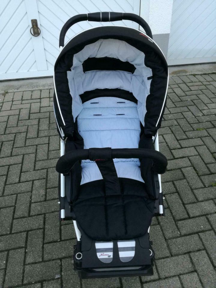 Hartan Kinderwagen VIP XL mit Faltwanne und Zubehör in Sinsheim