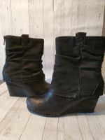 NEUw coole Tamaris Leder Stiefel Boots Keilabsatz Gr. 39 (38) Niedersachsen - Buchholz in der Nordheide Vorschau