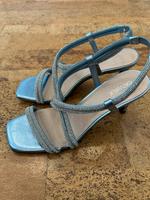 Catwalk high heels Sandalen Silber Glitzer Niedersachsen - Emstek Vorschau