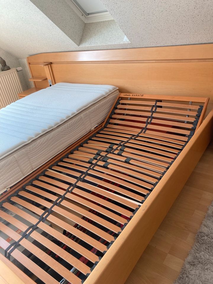Schlafzimmer mit Lattenrosten in Brüsewitz