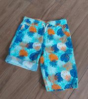 Jungen Shorts kurze Hose Baumwolle Bermuda Gr 134 140 blau bunt Niedersachsen - Walsrode Vorschau