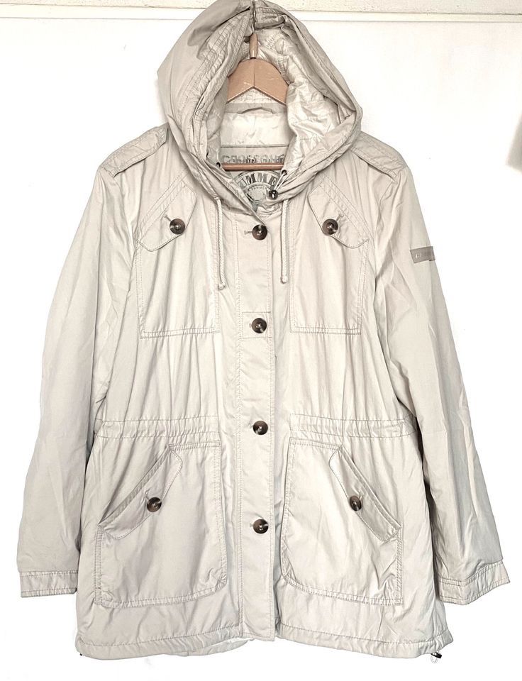 Betty Barclay Crossover Übergang Jacke Kapuze Outdoor Beige Gr.46 in Minden