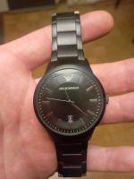 Armbanduhr Herrenuhr Emporio Armani Metall schwarz defekt Baden-Württemberg - Dietenheim Vorschau