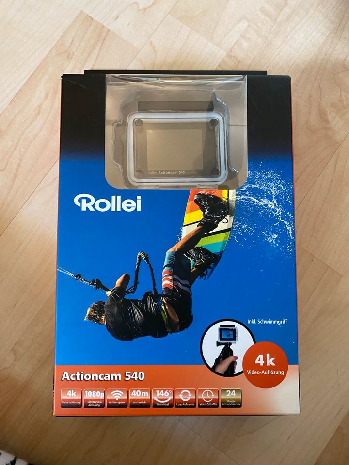Neuwertige Rollei Actionkamera/GoPro (Actioncam 540)+viel Zubehör in Riedlhütte