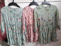 3er Set Tunika langarm Kleid H&M 110 luftig Blumen mint rosa grün Baden-Württemberg - Lörrach Vorschau