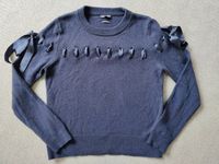 Neuwertig weicher Pullover Massimo Dutti blau Gr. M Schleife Bayern - Gauting Vorschau