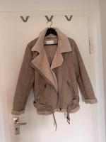 Zara Jacke Fell Pilotenjacke beige/grau Gürtel S Nordrhein-Westfalen - Köln Vorschau